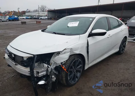 2019 Honda Civic Sport z USA, uszkodzony, nr VIN 2HGFC2F81KH556618